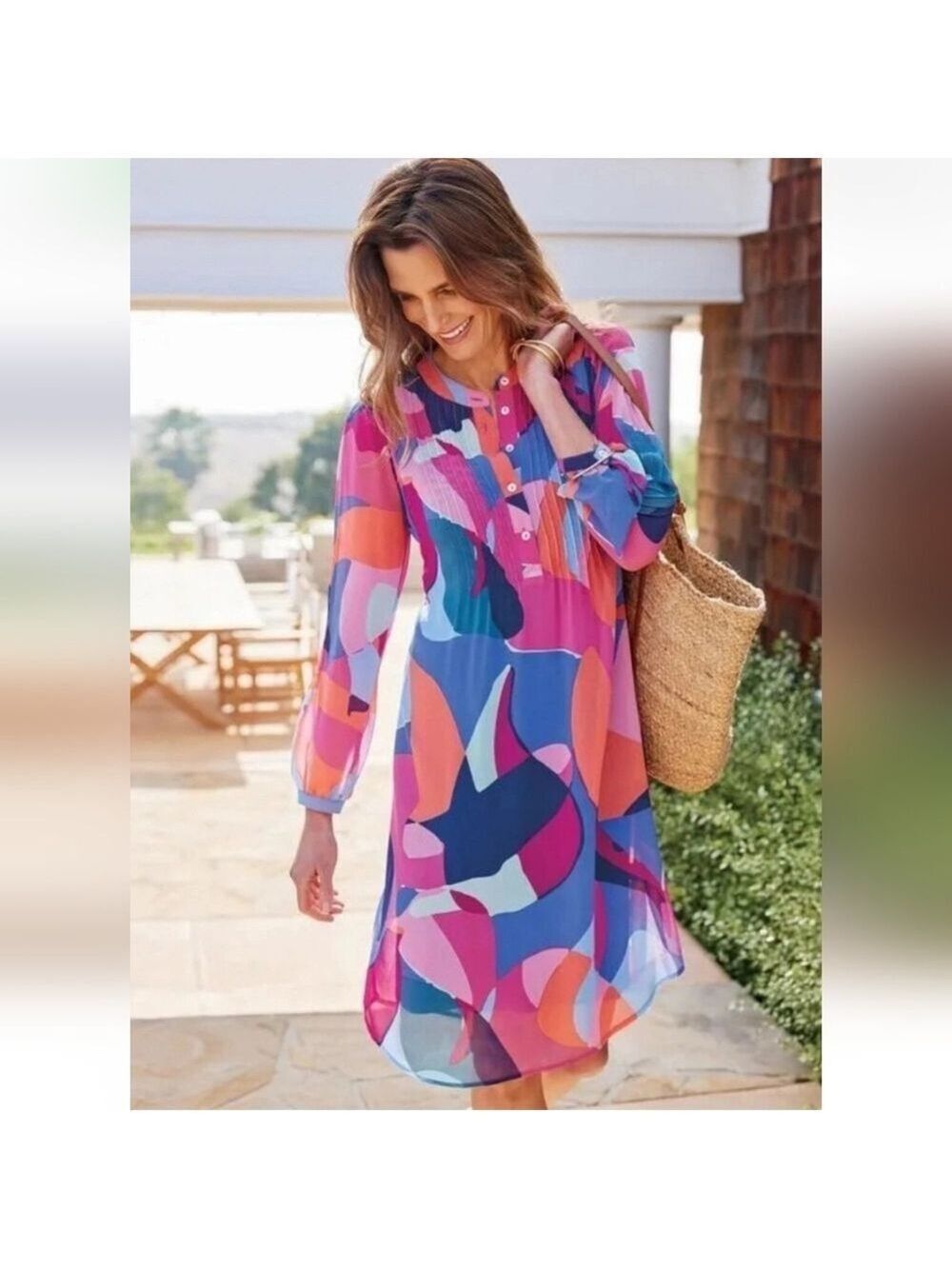 NWT SOFT SURROUNDINGS Jubilant Tunic Dress, Size L